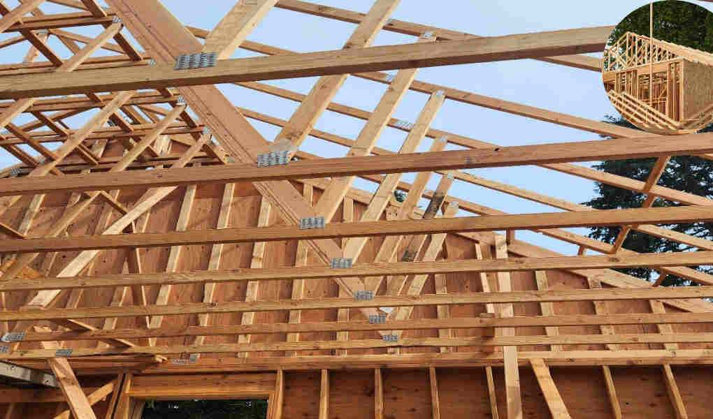 what shape is employed by the truss system in home architecture