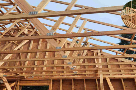 what shape is employed by the truss system in home architecture