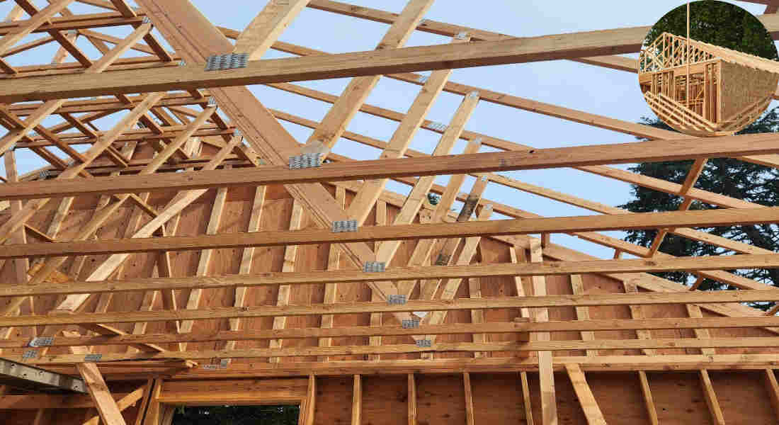 what shape is employed by the truss system in home architecture