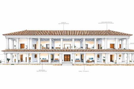 which of the following are characteristics of ancient greek home architecture