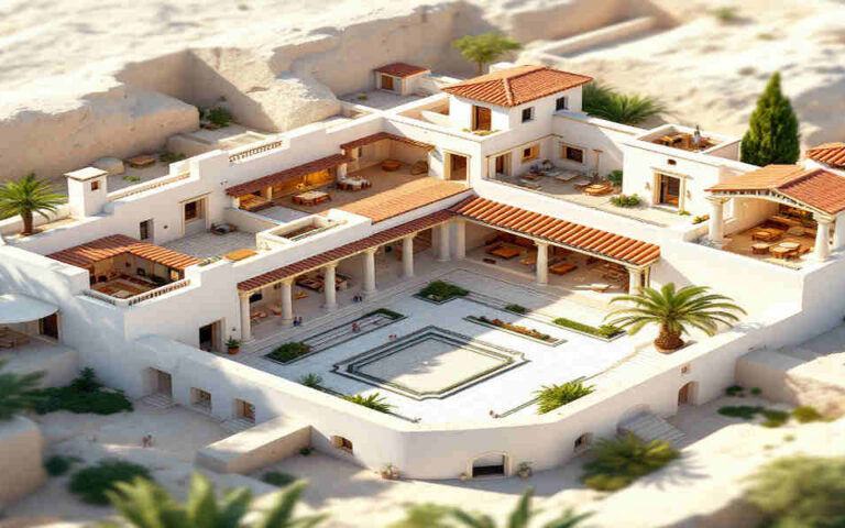 which of the following are characteristics of ancient greek home architecture