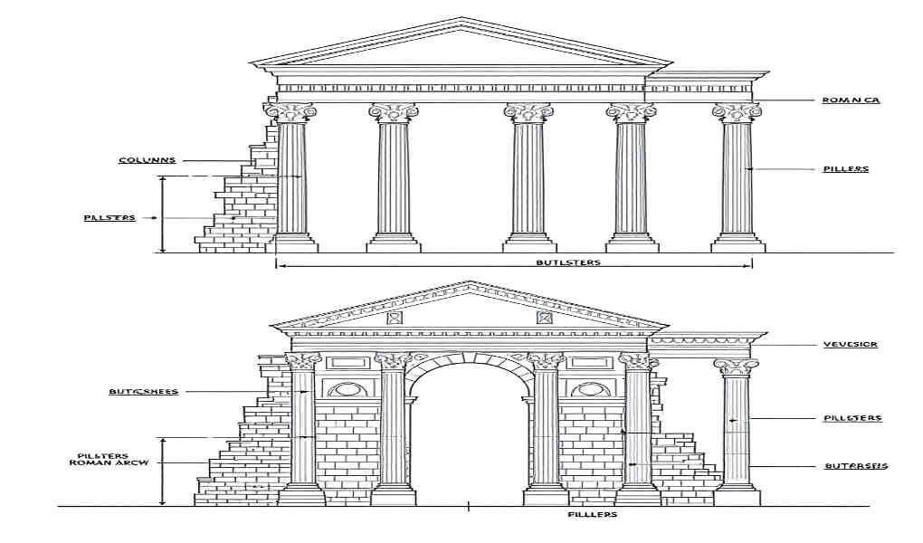 which of the following home architectural elements supports an arch
