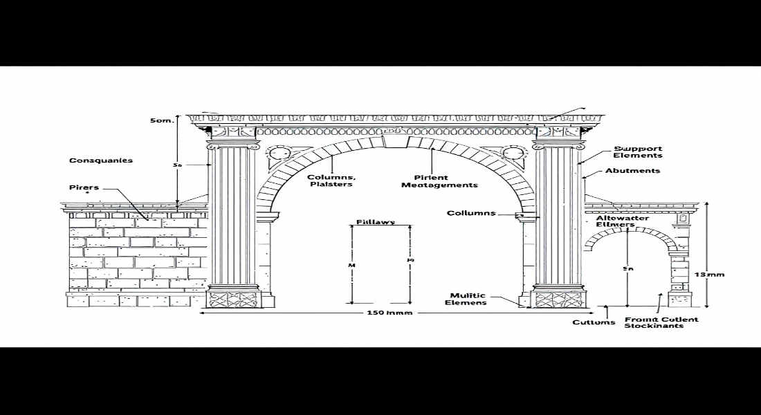 which of the following home architectural elements supports an arch