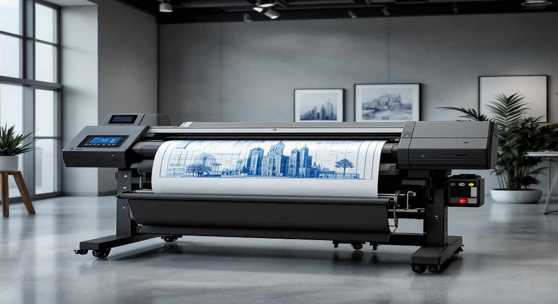 what printer is commonly used for architectural blueprints