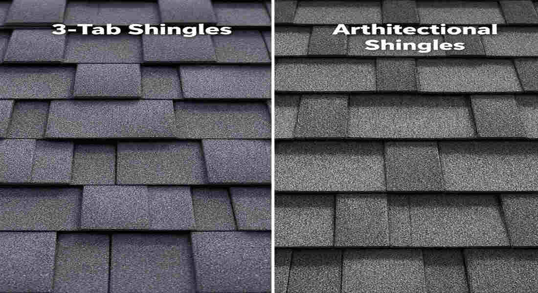 what is the difference between 3 tab shingles and home architectural