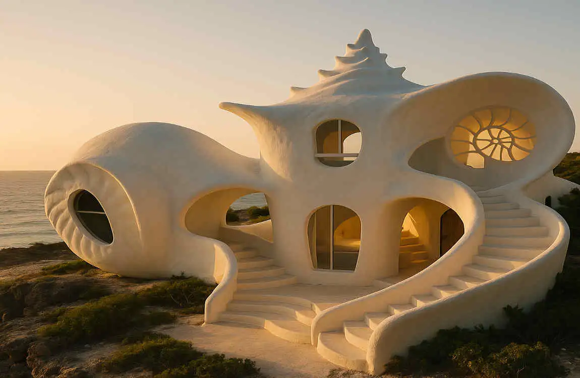 seashell house in isla mujeres mexico