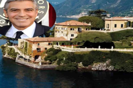 where is george clooney's house in lake como italy