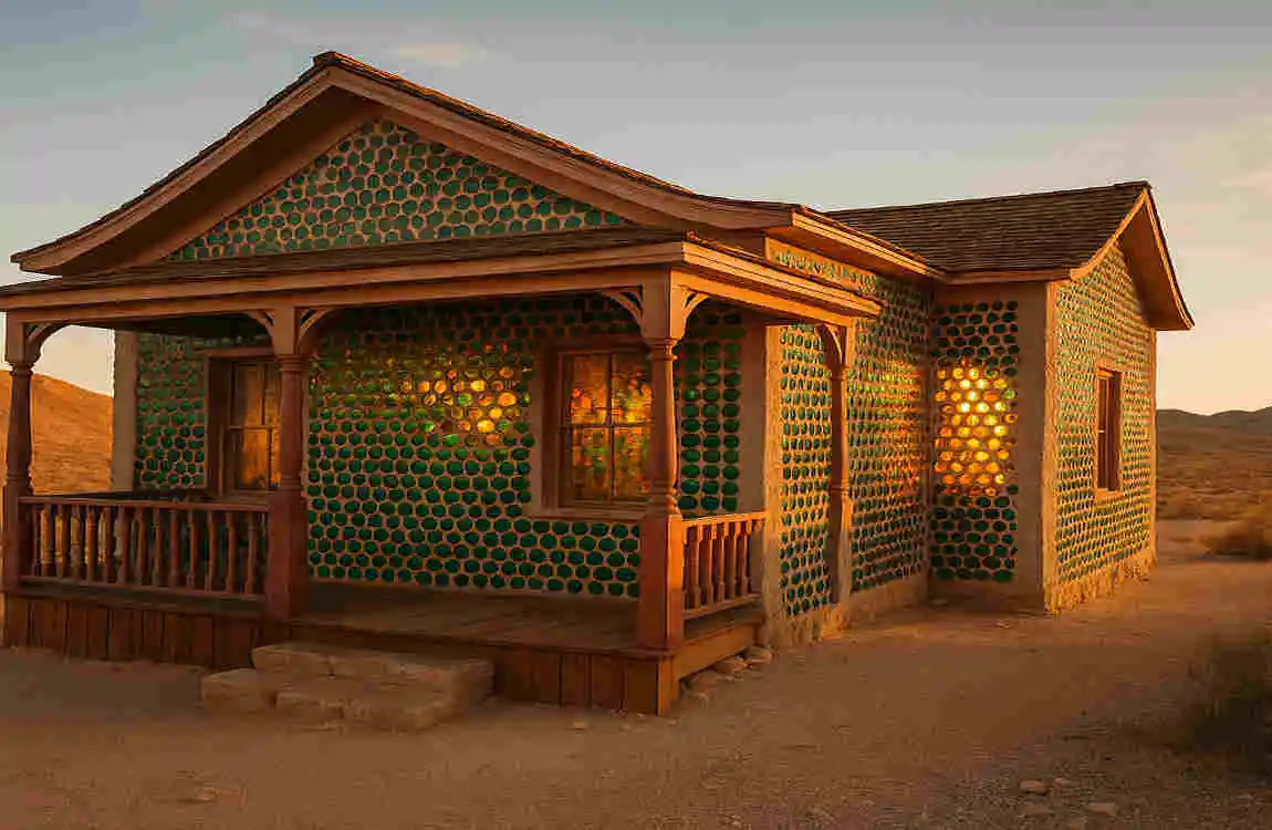 tom kelly bottle house
