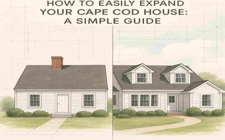 how to expand a cape cod house