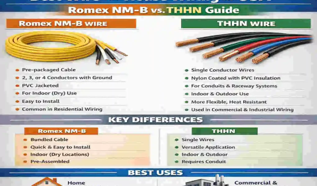 Best Wire for House Wiring in USA