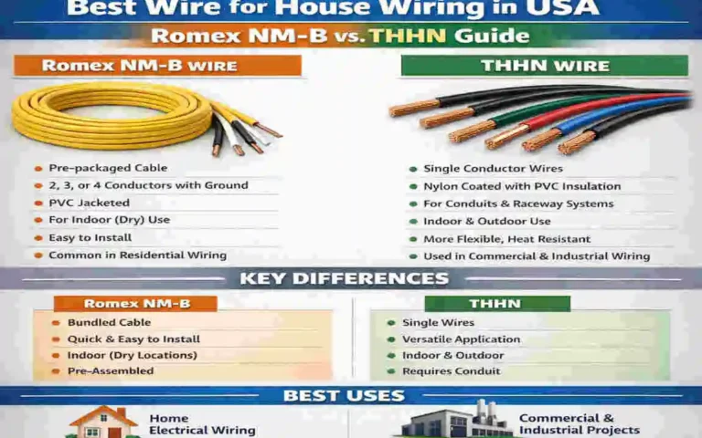 Best Wire for House Wiring in USA