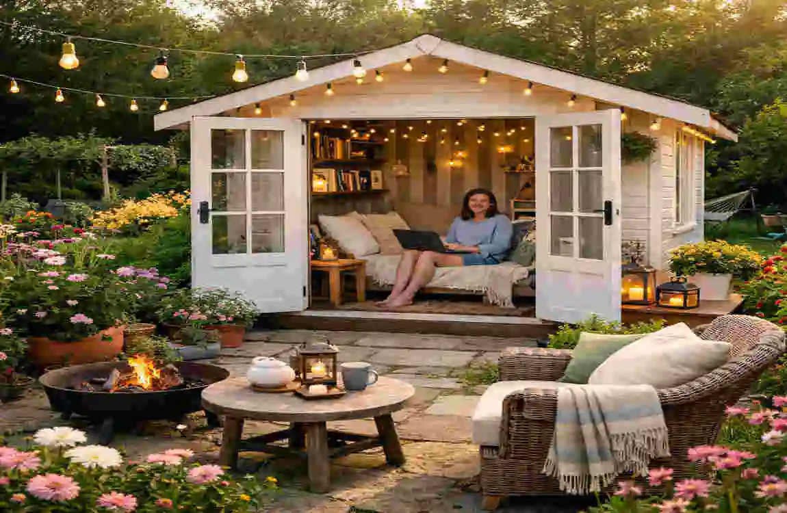 can you live in a summer house in your garden