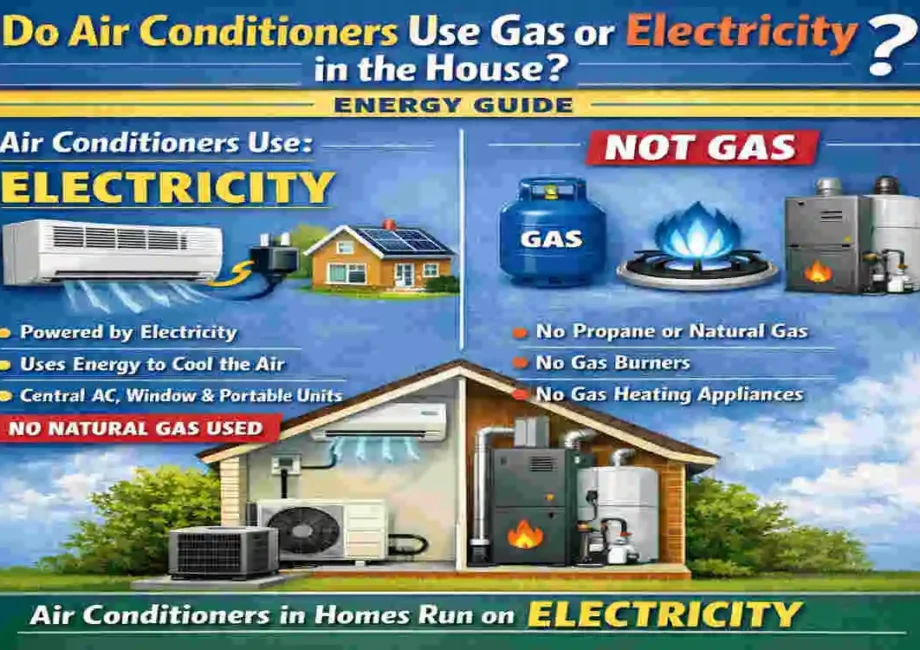 Do Air Conditioners Use Gas or Electricity in the House