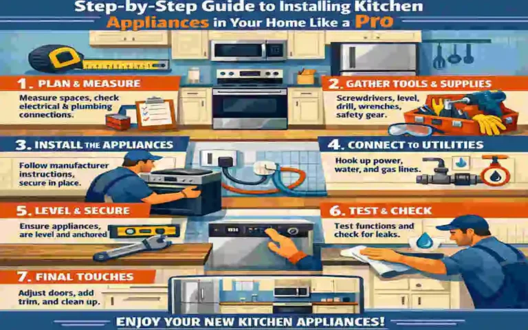 how to Installing Kitchen Appliances
