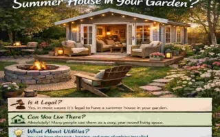 can you live in a summer house in your garden