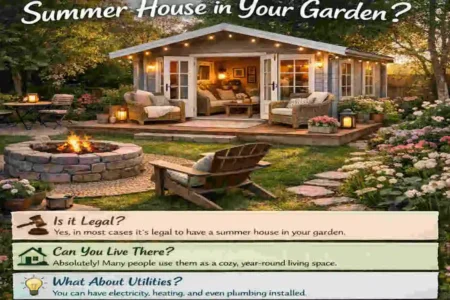 can you live in a summer house in your garden
