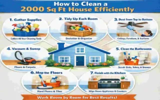 How to Clean a 2000 Sq Ft House