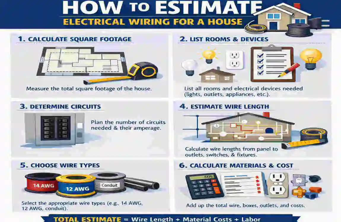 How to Estimate Electrical Wiring for Your Dream House