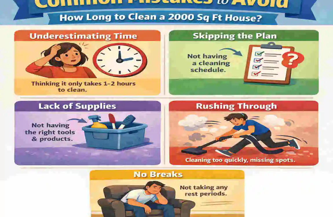 How to Clean a 2000 Sq Ft House