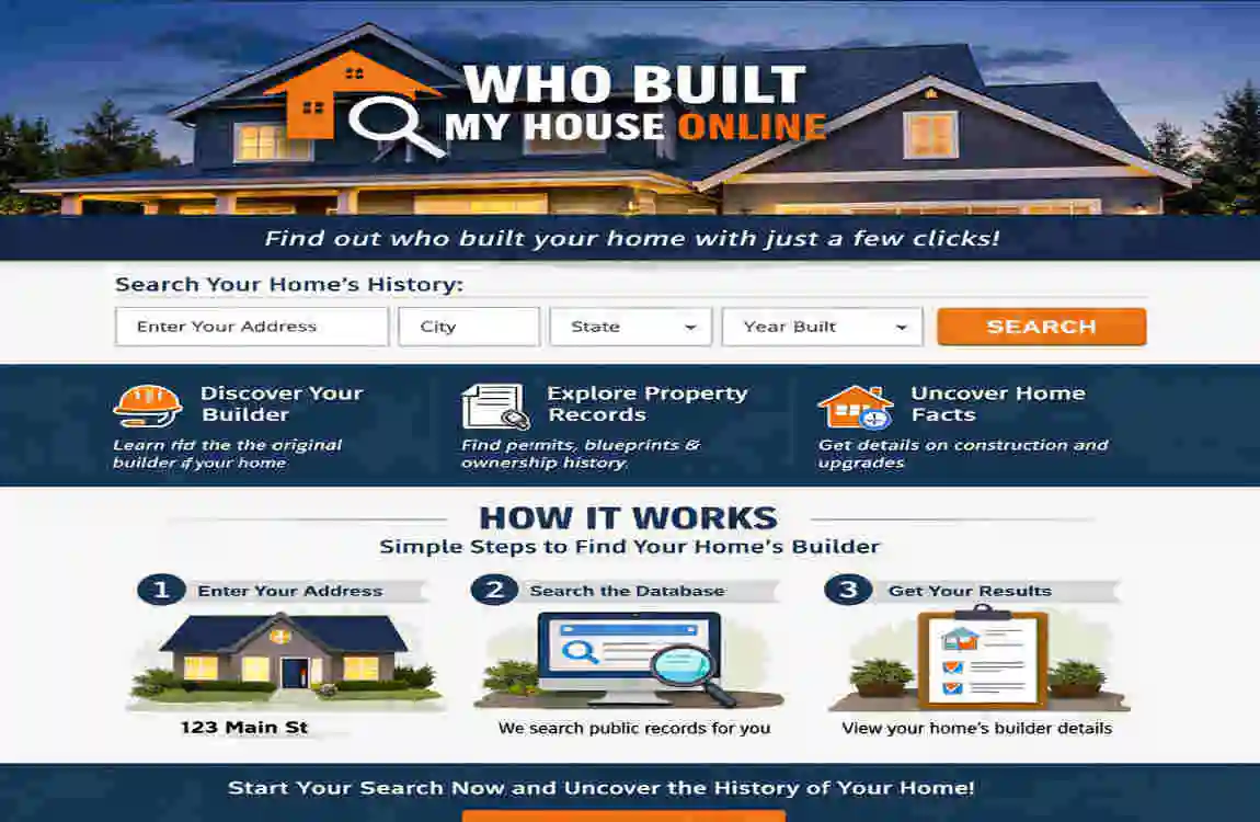 Who Built Your House Online: