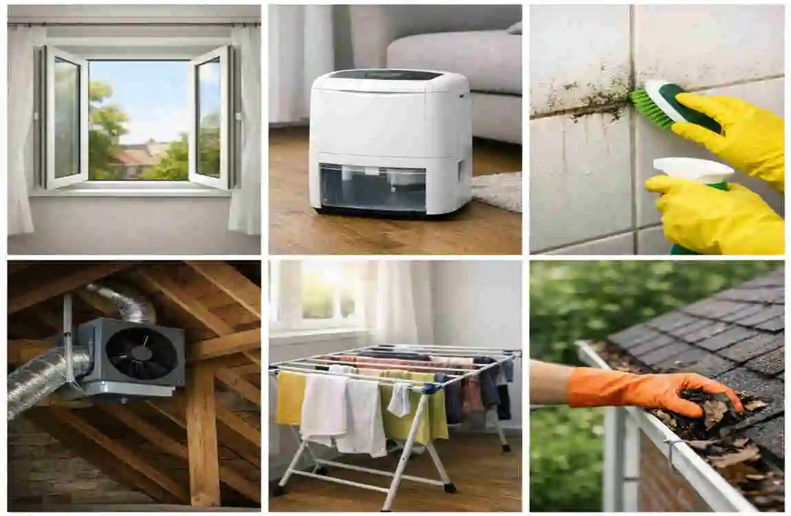 how to get rid of damp in house