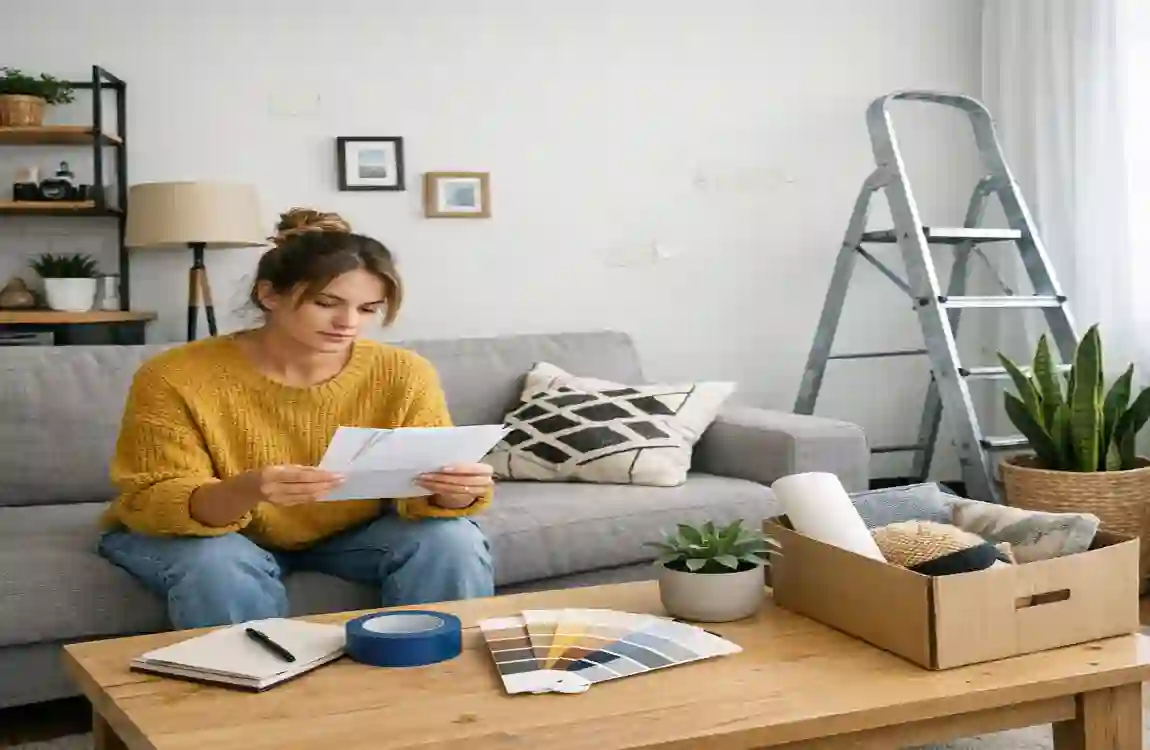 how to decorate a rented house