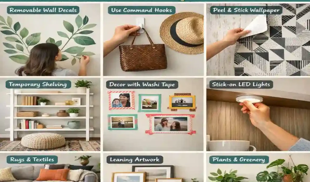 how to decorate a rented house