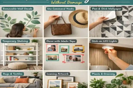 how to decorate a rented house