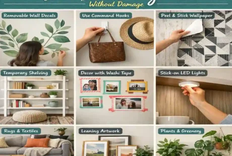 how to decorate a rented house