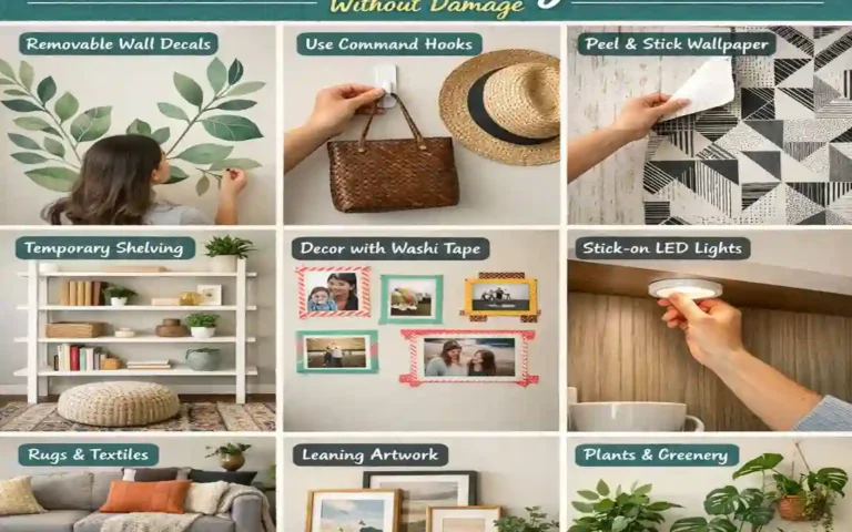 how to decorate a rented house