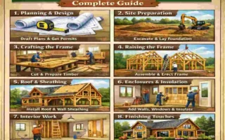 how to build timber frame house