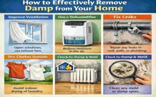 how to get rid of damp in house