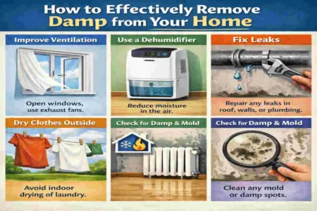 how to get rid of damp in house