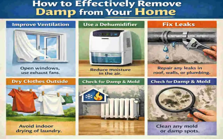 how to get rid of damp in house
