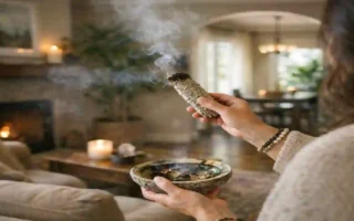 how to smudge a house