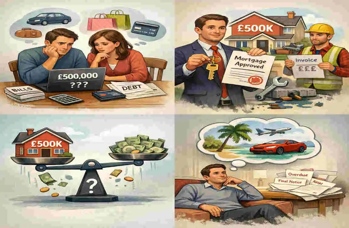 how much do i need to earn to buy a 500k house uk