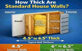 how thick are house walls
