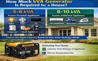 how much kva generator is required for a house