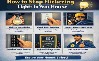 how to fix flickering lights in house