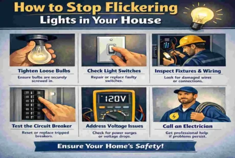 how to fix flickering lights in house