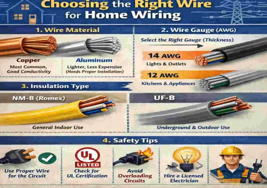 which wire is good for house wiring