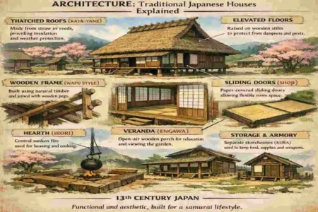 architecture houses in ghost of tsushima