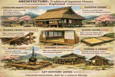 architecture houses in ghost of tsushima