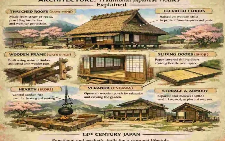 architecture houses in ghost of tsushima