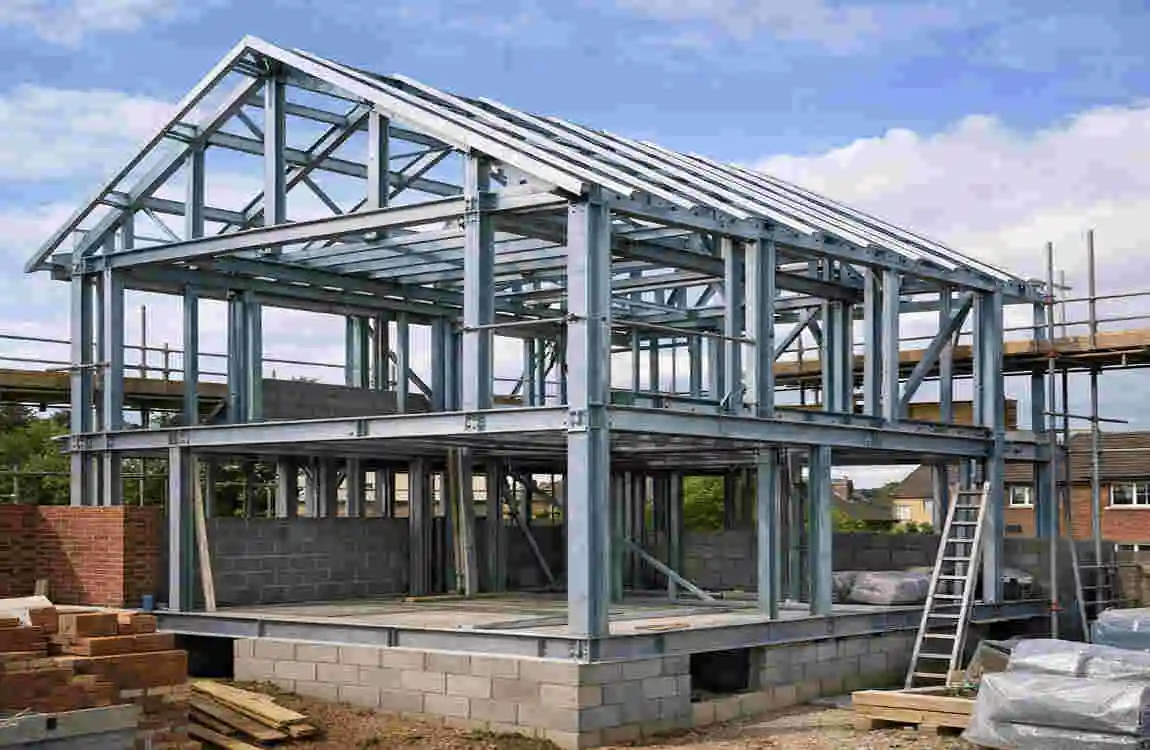 which steel is best for house construction in india