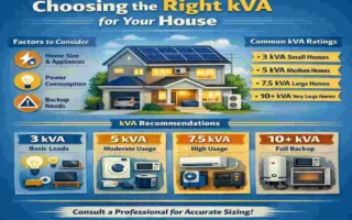 how much kva is required for a house