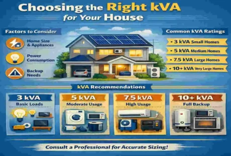 how much kva is required for a house