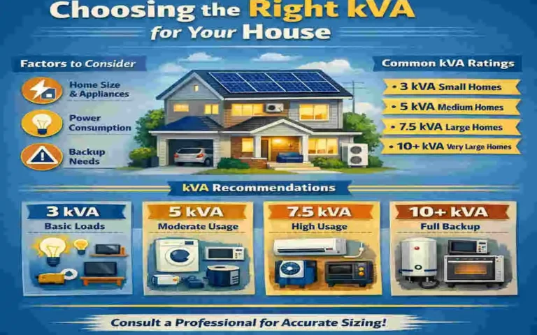 how much kva is required for a house