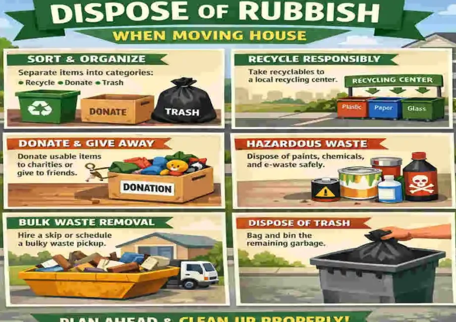 leaving rubbish when moving house