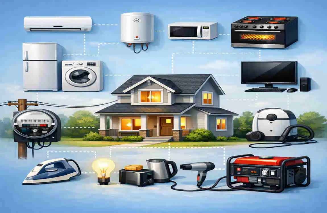 how much kva is required for a house